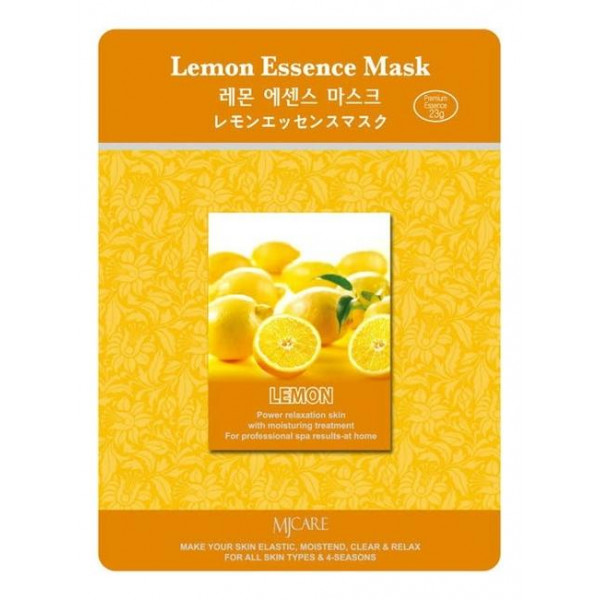 MIJIN Тканевая маска для лица с экстрактом лимона Lemon Essence Mask (23 г)