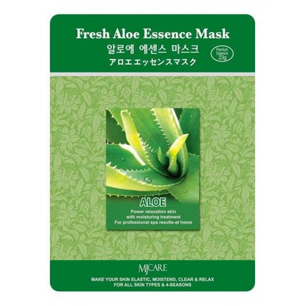 MIJIN Тканевая маска для лица с экстрактом алоэ Fresh Aloe Essence Mask (23 г)