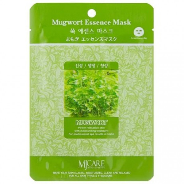 MIJIN Тканевая маска для лица с экстрактом полыни Mugwort Essence Mask (23 г)