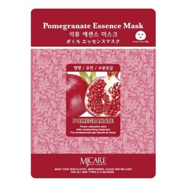 MIJIN Тканевая маска для лица с экстрактом граната Pomegranate Essence Mask (23 г)