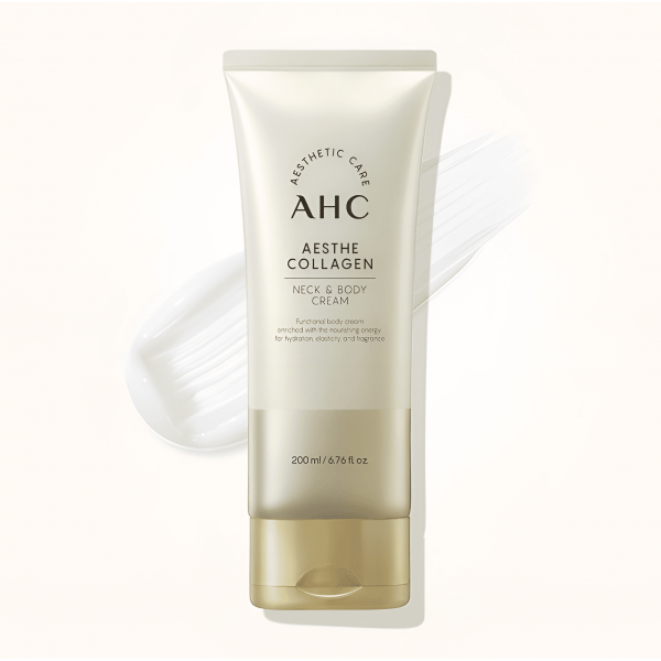 AHC Парфюмированный увлажняющий крем с коллагеном для шеи и тела Aesthe Collagen Neck & Body Cream (200 мл)