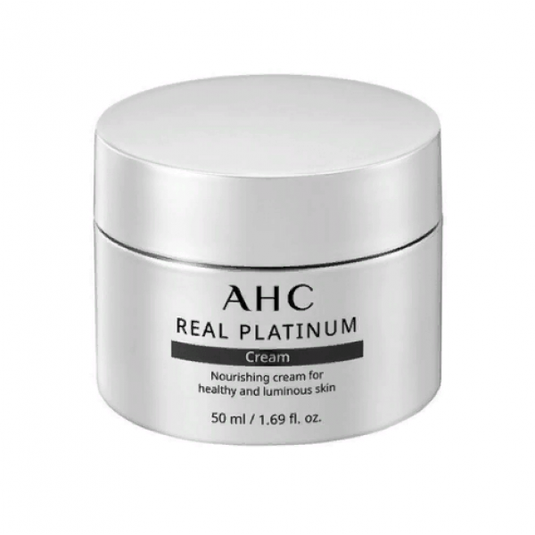 AHC Антивозрастной питательный крем для лица с платиной Real Platinum Cream (50 мл)