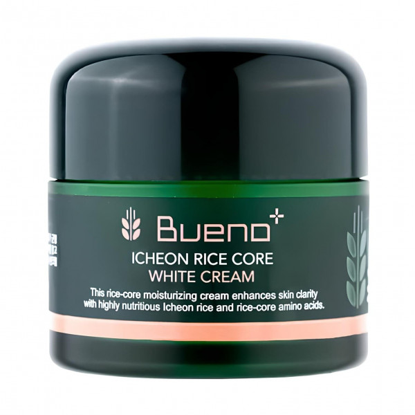 Bueno Осветляющий барьерный крем для лица на основе ферментированного риса Icheon Rice Core White Cream (80 мл)