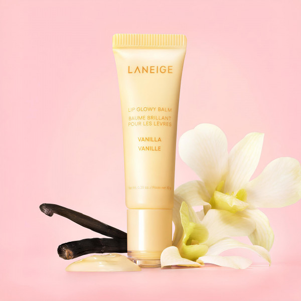 LANEIGE Восстанавливающий блеск-бальзам для губ "Ваниль" Lip Glowy Balm Vanilla (5 г)