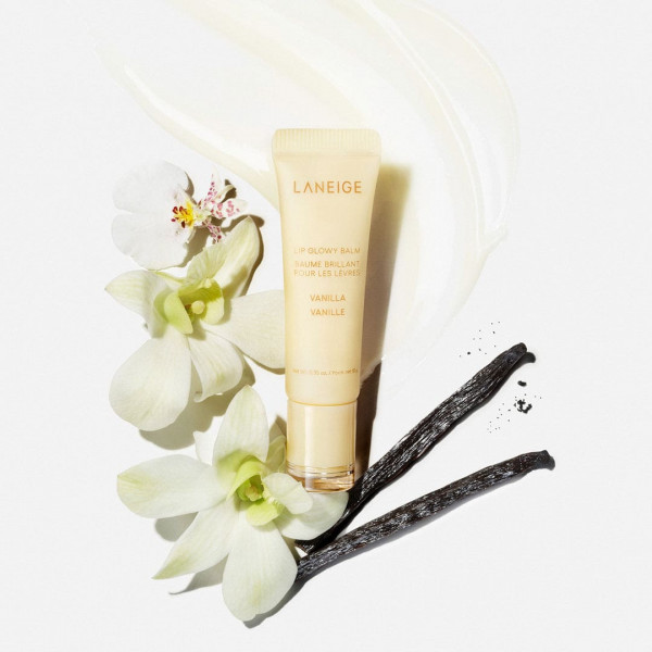 LANEIGE Восстанавливающий блеск-бальзам для губ "Ваниль" Lip Glowy Balm Vanilla (5 г)