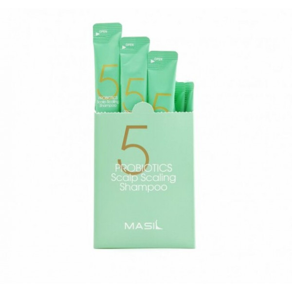 MASIL Глубокоочищающий шампунь с пробиотиками 5 Probiotics Scalp Scaling Shampoo (8 мл)