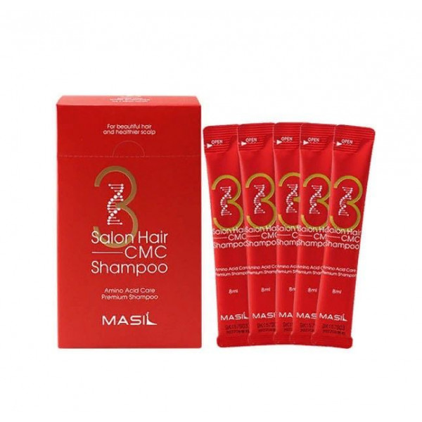 MASIL Восстанавливающий профессиональный шампунь с керамидами 3 Salon Hair CMC Shampoo (8 мл)