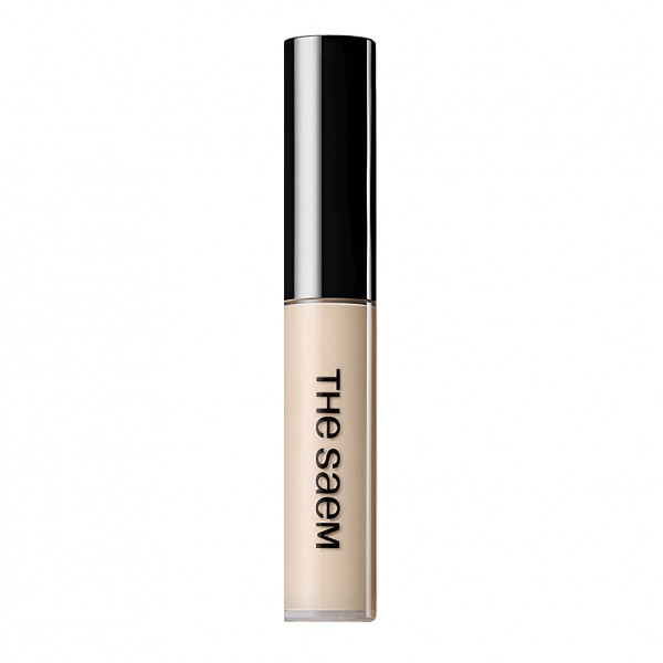 The Saem Жидкий консилер для лица "Нейтральный бежевый" Cover Perfection Tip Concealer SPF28 PA++ 01 Clear Beige (6,5 г)