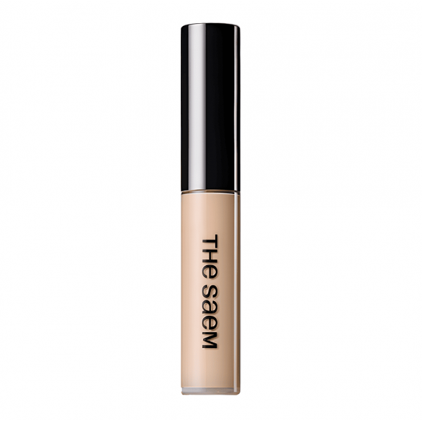 The Saem Жидкий консилер для лица "Натуральный бежевый" Cover Perfection Tip Concealer SPF28 PA++ 1.5 Natural Beige (6,5 г)