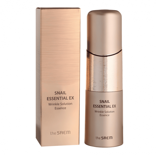 The Saem Антивозрастная эссенция для лица с муцином улитки Snail Essential EX Wrinkle Solution Essence (50 мл)