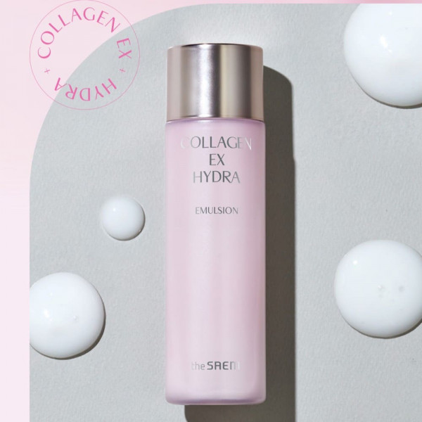 The Saem Антивозрастная эмульсия для лица с коллагеном и керамидами Collagen EX Hydra Emulsion (155 мл)