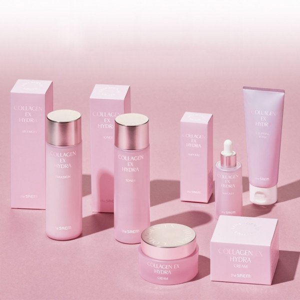 The Saem Антивозрастная эмульсия для лица с коллагеном и керамидами Collagen EX Hydra Emulsion (155 мл)
