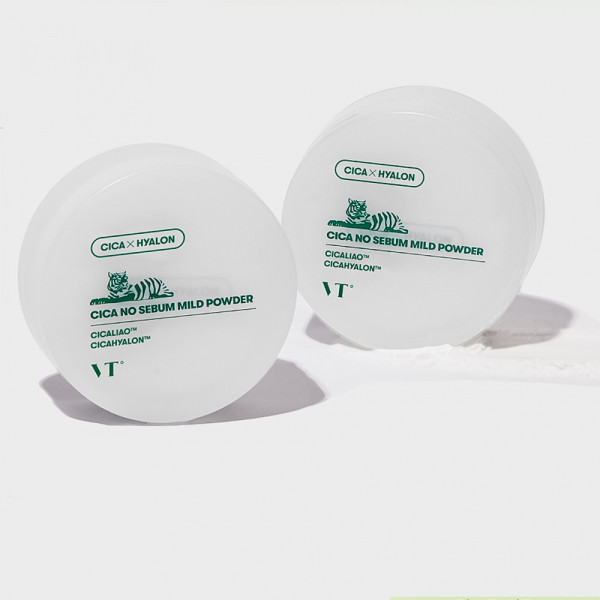 VT Cosmetics Матирующая рассыпчатая пудра для лица с экстрактом центеллы Cica No Sebum Mild Powder (5 г)