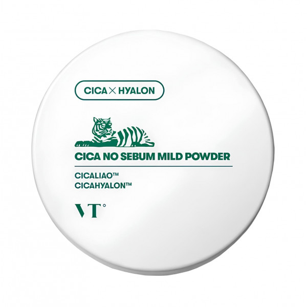 VT Cosmetics Матирующая рассыпчатая пудра для лица с экстрактом центеллы Cica No Sebum Mild Powder (5 г)