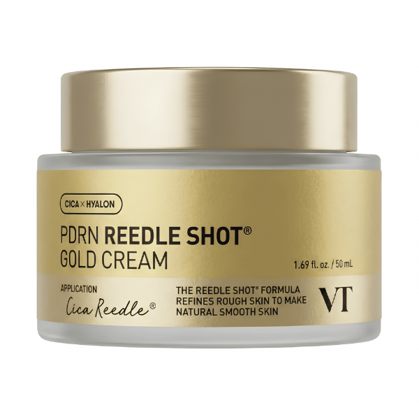 VT Cosmetics Антивозрастной крем для лица с PDRN и золотом PDRN Reedle Shot Gold Cream (50 мл)