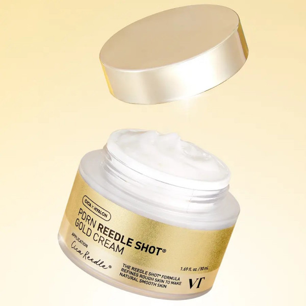VT Cosmetics Антивозрастной крем для лица с PDRN и золотом PDRN Reedle Shot Gold Cream (50 мл)