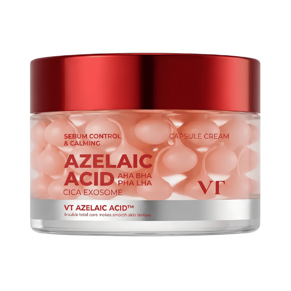 VT Cosmetics Себорегулирующий капсульный крем для лица с азелаиновой кислотой Azelaic Acid Care Capsule Cream (50 мл)