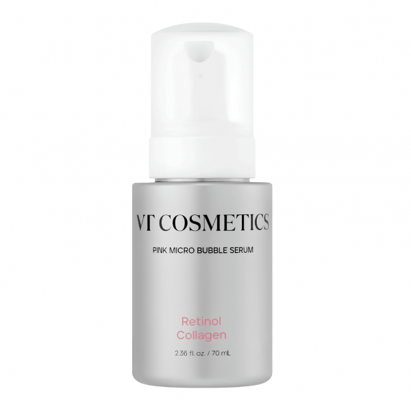 VT Cosmetics Пузырьковая сыворотка для лица с ретинолом и коллагеном Retinol Collagen Pink Micro Bubble Serum (70 мл)