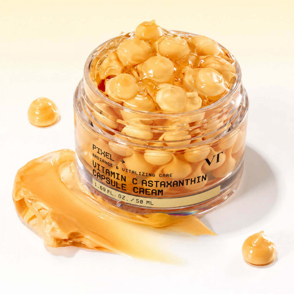 VT Cosmetics Осветляющий капсульный крем для лица с витамином С и астаксантином Vitamin C Astaxanthin Capsule Cream (50 мл)