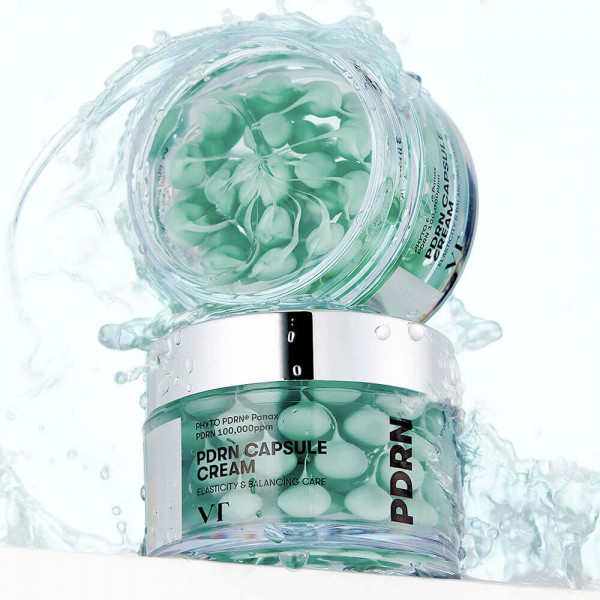 VT Cosmetics Увлажняющий капсульный крем для лица с PDRN и пептидами PDRN Capsule Cream 100 (50 мл)