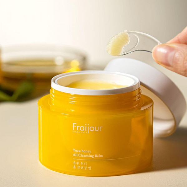 Fraijour Очищающий бальзам для сияния кожи лица с юдзу и прополисом Yuzu Honey All Cleansing Balm (50 мл)