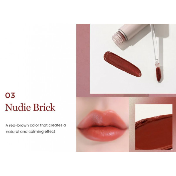 Heimish Помада для губ терракотовая Dailism Liquid Lipstick 03 Nudie Brick (4 г)