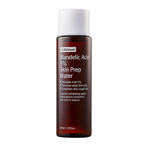 By Wishtrend Мягкий тонер-эксфолиант для лица с миндальной кислотой Mandelic Acid 5% Prep Water (30 мл)