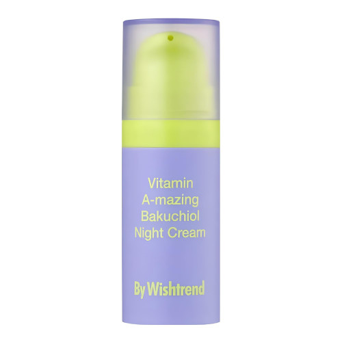 By Wishtrend Ночной омолаживающий крем для лица с ретиналем и бакучиолом Vitamin A-mazing Bakuchiol Night Cream (10 г)