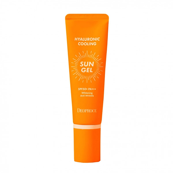 Deoproce Освежающий солнцезащитный крем для лица Hyaluronic Cooling Sun Gel SPF 50+ PA+++ (50 мл)