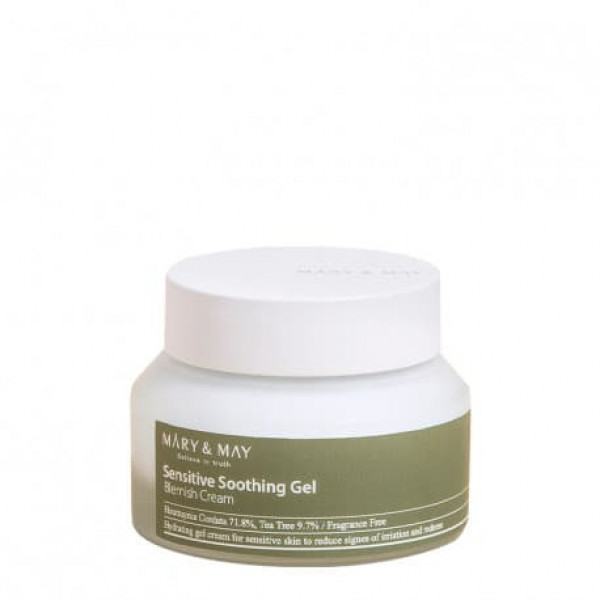 MARY & MAY Успокаивающий гель-крем Sensitive Soothing Gel Blemish Cream (70 г)