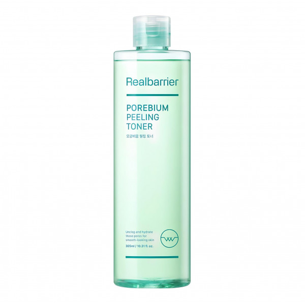 Real Barrier Энзимный пилинг-тонер для борьбы с черными точками Porebium Peeling Toner RENEWAL (305 мл)