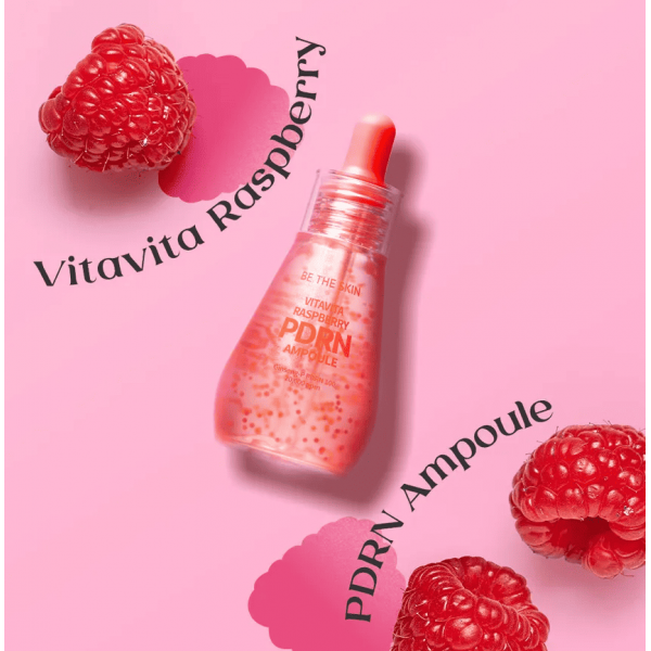 BE THE SKIN Антиоксидантная сыворотка для лица с PDRN и экстрактом малины Vitavita Raspberry PDRN Ampoule (35 мл)