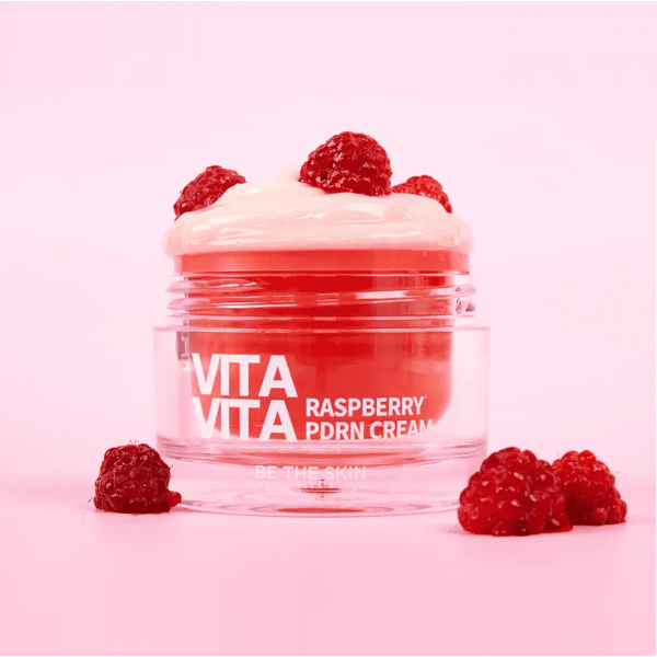 BE THE SKIN Восстанавливающий крем для лица с PDRN и экстрактом малины Vitavita Raspberry PDRN Cream (50 г)