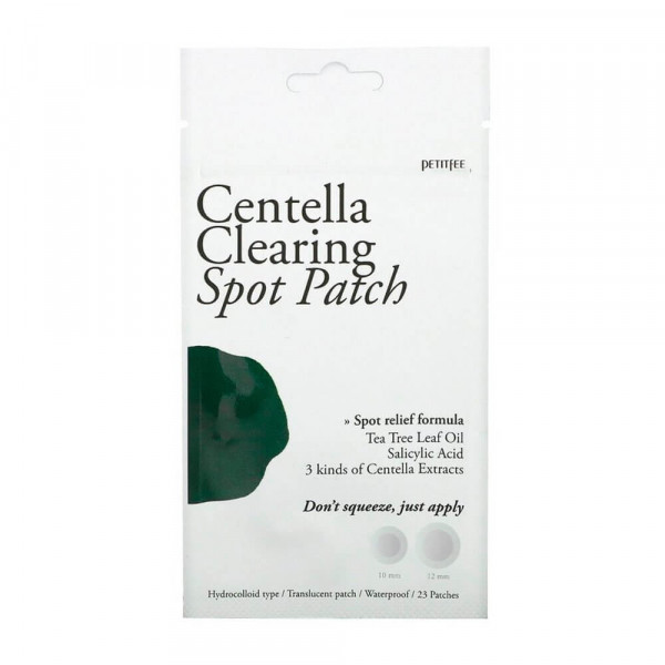PETITFEE Точечные патчи от воспалений с экстрактом центеллы азиатской Centella Clearing Spot Patch (23 шт)
