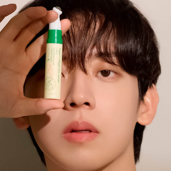AXIS-Y Пептидная сыворотка для кожи вокруг глаз с массажным аппликатором Vegan Collagen Eye Serum (10 мл)