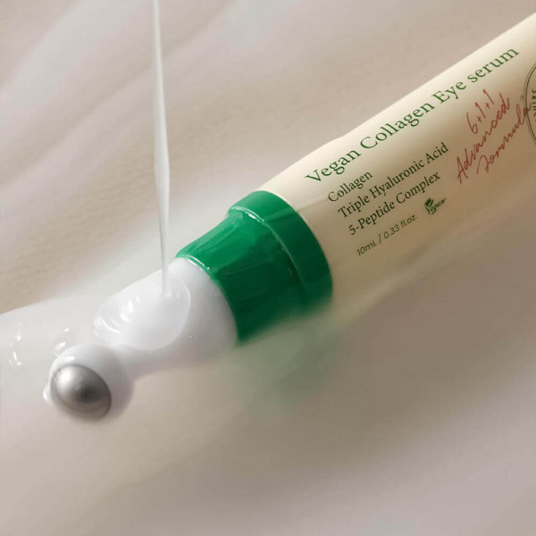 AXIS-Y Пептидная сыворотка для кожи вокруг глаз с массажным аппликатором Vegan Collagen Eye Serum (10 мл)