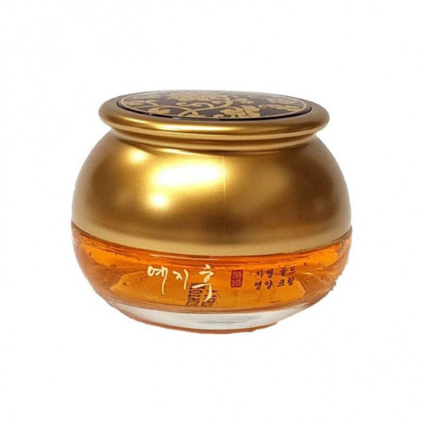 BERGAMO Омолаживающий крем для лица с золотом и экстрактом красного женьшеня Yezihu Gold Cream (50 г)