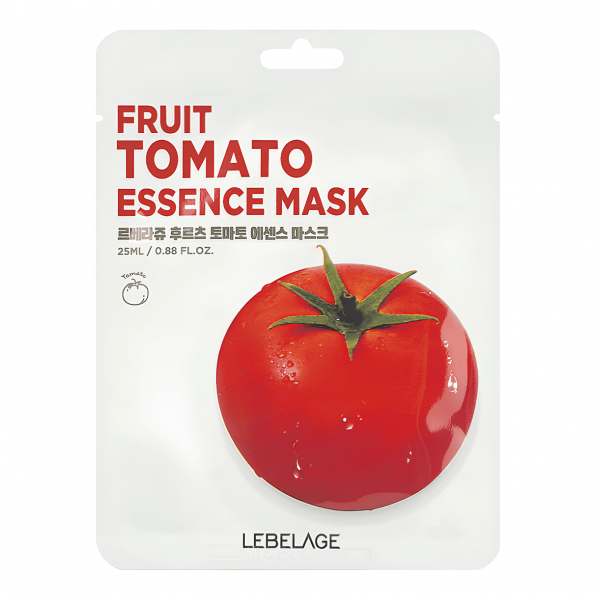 LEBELAGE Тонизирующая тканевая маска для лица с экстрактом томата Fruit Tomato Essence Mask (25 мл)