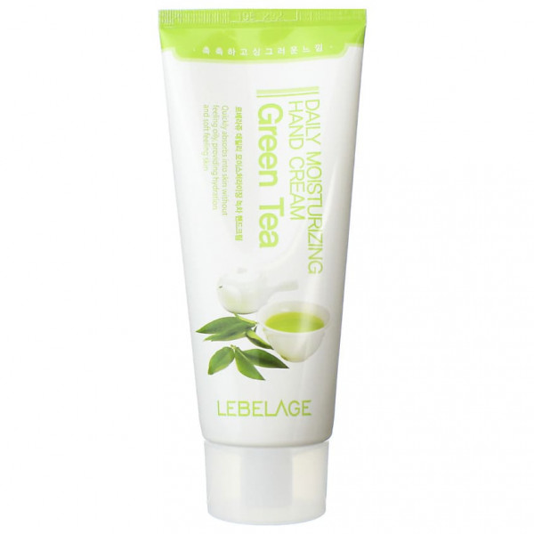 LEBELAGE Увлажняющий и успокаивающий крем для рук с зеленым чаем Daily Moisturizing Green Tea Hand Cream (100 мл)