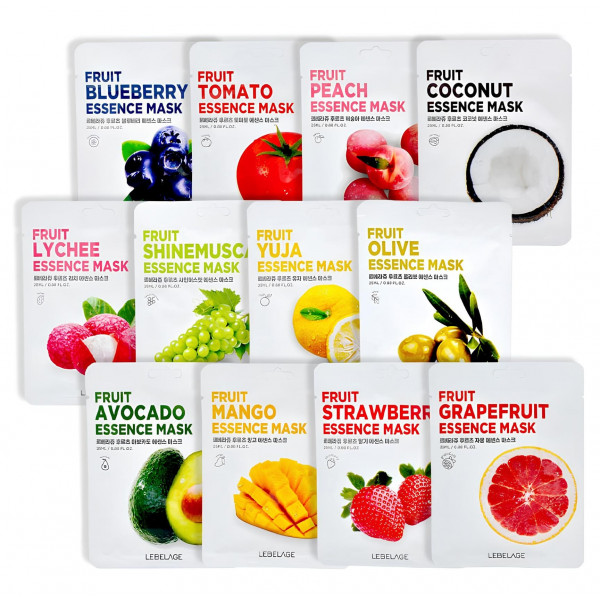LEBELAGE Тонизирующая тканевая маска для лица с экстрактом томата Fruit Tomato Essence Mask (25 мл)