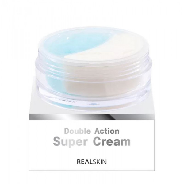 REALSKIN Двойной увлажняющий и питающий крем для лица Double Action Super Cream (100 г)