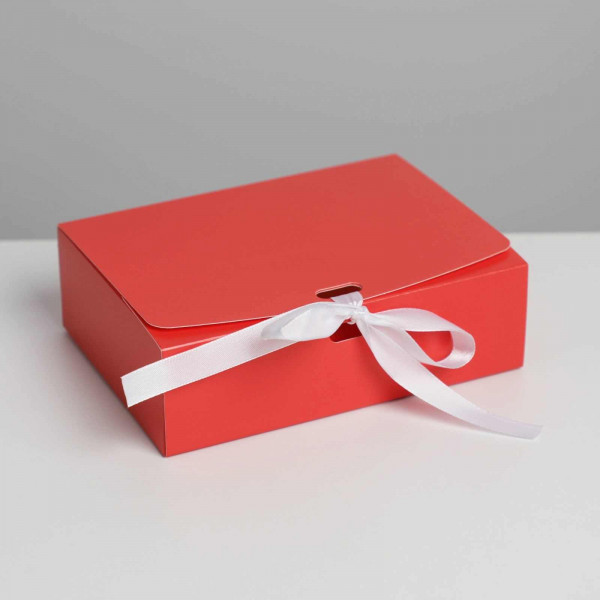 Коробка складная «Красная», 16,5 х 12,5 х 5 см