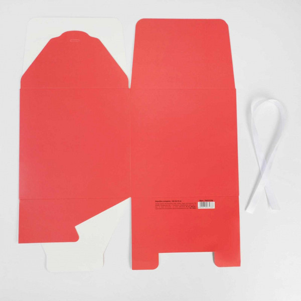 Коробка складная «Красная», 18 × 18 × 18 см