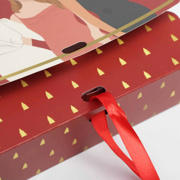 Складная коробка подарочная «Сияй в новом году», 20 × 18 × 5 см