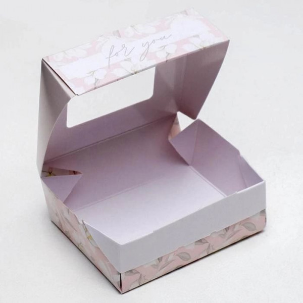 Коробка складная "Для тебя", 10 × 8 × 3.5 см